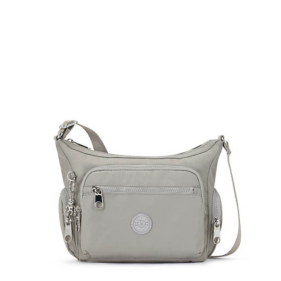 Bolsos Cruzados Kipling Gabbie Small Grises Plateados | MX 1138RV